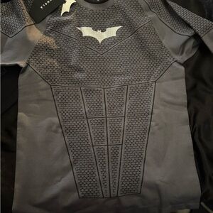 YoungLA Dark Grey Batman Trilogy Compression Top